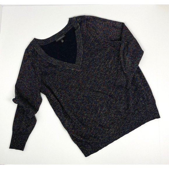 Lane Bryant Womens Black Sparkly Sweater Long Sleeve Size 18/20 Plus Size Top - Picture 1 of 8